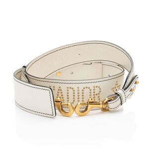 Dior Leather Studded J'Adior Adjustable Shoulder Strap